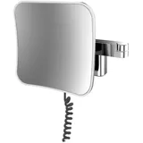 EMCO evo Kosmetikspiegel, Vergrößerung 5-fach, eckig,