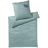 ELEGANTE Traveller Tiere aquagrün 135 x 200 cm + 80 x 80 cm