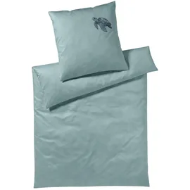 ELEGANTE Traveller Tiere aquagrün 135 x 200 cm + 80 x 80 cm