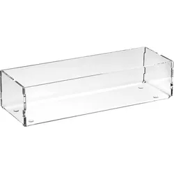 Sortierbox aus Plexiglas transparent, 1 Fach, 240 x 50 x 80 mm - 93 004 95