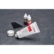 EGGER Laminat-Reparaturset Decor Mix und Fill hell, 1-St., Laminat Reparieren mit Auffüllpaste Spachtelmasse im Set grün