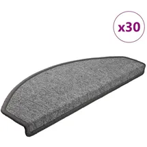 vidaXL Stufenmatten 30 Stk. Dunkelgrau 65x24x4 cm