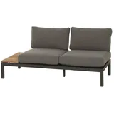 Siena Garden Alvida Modul 2-Sitzer matt anthrazit/grau