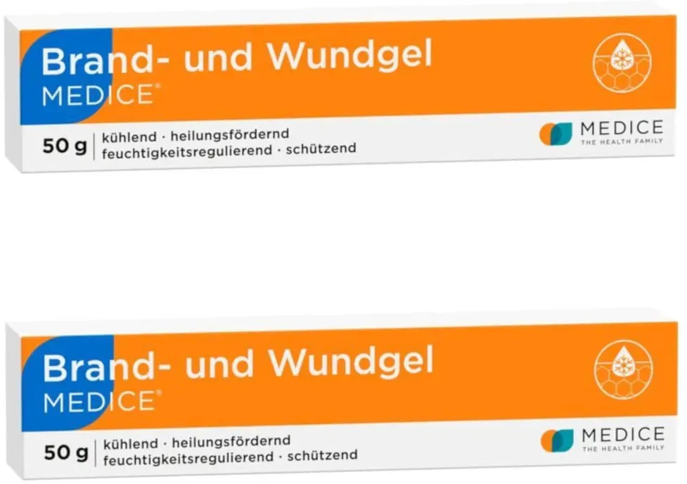 Brand- und Wundgel MEDICE Doppelpack 2X50 g Gel