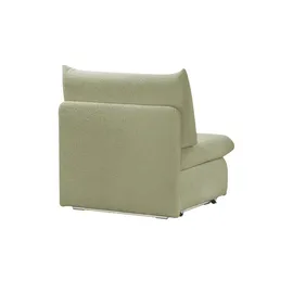 Sofa.de Schlafsessel Etta Kunstleder 88 x 88 x 96 cm Grün mit Schlaffunktion