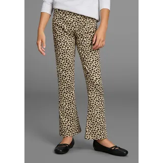 Kidsworld Leggings in gemustert leooptik, | Gr.: 170