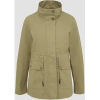 QS - Baumwolljacke mit Tunnelzug in der Taille, Damen,