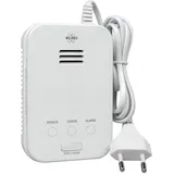 ELRO FG4000P Erdgas (Methan) Gasmelder-230V, Weiß