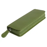 OMEO für 30 Globuli Gläser feines Rindleder grün