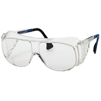 Uvex 9161 Schutzbrille/Überbrille für Damen/Herren - leicht, beschlagfrei und kratzfest, erfüllt die Normen EN 166, EN 170