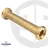 Schlösser Armaturen Js Passstueck Fuer Wmz Dn15,Ag 3/4\",BL 110Mm,Messing