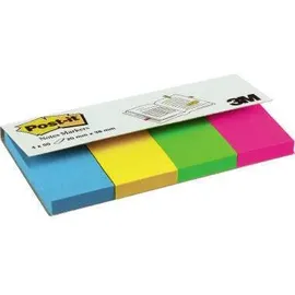 Post-it Post-it® Notes Markers Haftmarker farbsortiert 4x 50 Streifen