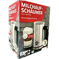 Milchaufschäumer elektrisch Edelstahl Aufschäumer Milch 4 Schaumvarianten