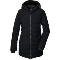 KILLTEC Damen Steppparka/Parka mit Kapuze KOW 55 WMN QLTD PRK, schwarz, 46,