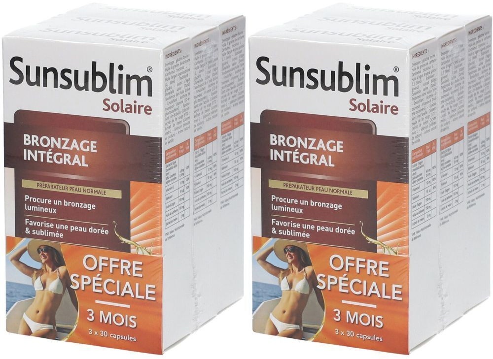 Nutreov Physcience Sunsublim® Bronzage Intégral 2x90 pc(s) capsule(s)
