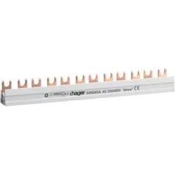 Hager Phasenschiene 2P,10qmm,57mod,Gabel KDN263B