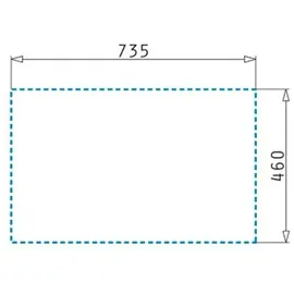 PYRAMIS Creta 1B 1D Flat edelstahl poliert