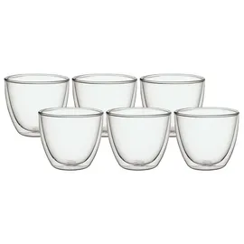 Villeroy & Boch Manufacture Rock Thermoglas 0,3 l 6er Set