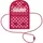 Brunnen Brustbeutel Fruity Love rosa