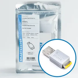Smartkeeper OM03YL Schnittstellenblockierung, MicroSD card, USB Typ-A, Gelb