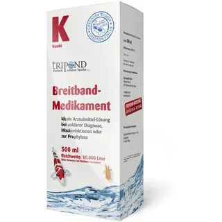 Tripond Breitband-Medikament 1000 ml Reichweite für 20.000 Liter Wasser