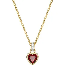 Swarovski Chroma Anhänger Herz Rot Gold