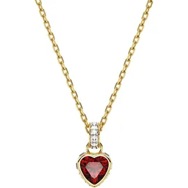 Swarovski Chroma Anhänger Herz Rot Gold