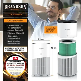 Brandson Luftreiniger Luftreiniger, Weiss