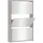 vidaXL Schuhschrank mit Spiegel 63 x 102,5 x 17 cm grau / betongrau