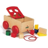 nic - Holzspielzeug Formenwagen rot