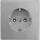 Siemens Schuko-Steckdose platin-metallic 1 St.