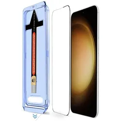 5x 9H Panzerglas für Samsung Galaxy S23 3D KLAR Auto-Dust-Eliminierung echtes Tempered Glass Schutzglas Displayschutz Schutzfolie Screen-Protector