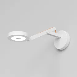 Wandleuchte Rotaliana, String W0 DTW, dimmbar, Weiß, für Wohnzimmer, Metall, Design
