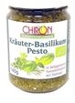 Bio Kräuter-Basilikum Pesto (kbA)-Exquisiter Genuss von CHIRON: Nachhaltig 140g-Glas