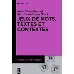 Jeux De Mots  Textes Et Contextes  Kartoniert (TB)