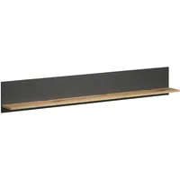 trendteam Wandregal Esteban 167 x 25 x 18 cm Grau