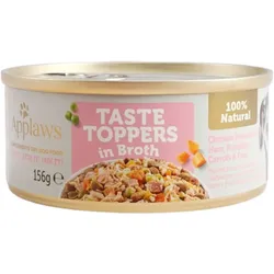 Applaws Taste Toppers Natural Wet Dog Food mit Huhn, Schinken und Gemüse 156g