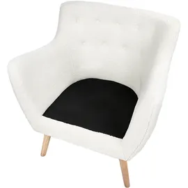 Beliani Sessel DRAMMEN Bouclé 72 x 75 x 70 cm Weiß