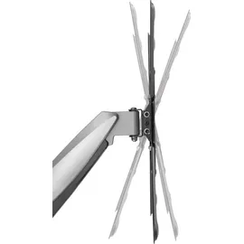 Schwaiger LWHD5530 TV-Wandhalterung, Fernseherhalterung Mounting TV-Aufhängung neigbar, schwenkbar max. 30kg max. VESA-Norm 400x400 schwarz inkl. ... - Schwarz
