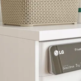 muvu Badezimmerschrank über Waschmaschine Trockner, Regal, Scandinavian weiß 64 cm