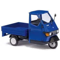 BUSCH60002 SPUR 0 1:43 Piaggio Ape 50, dunkelblau