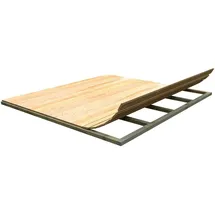 Weka Gartenhaus-Fußboden 200 x 200 cm Beige