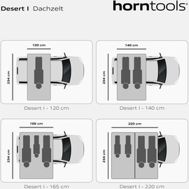 Horntools Desert Dachzelt 320x165cm