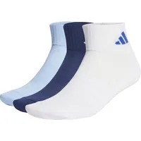 adidas Cushioned Sportswear Ankle Socken 3er Pack Dark Blue/White/Glow Blue 40-42
