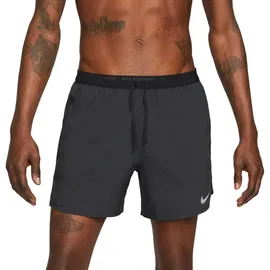 Nike Dri-FIT Stride 5" Brief-Lined Laufshorts Herren black/black/reflective silv XXL