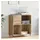 vidaXL Schallplattenschrank Artisan Eiche 85 x 38 x 89 cm Braun Holzwerkstoff