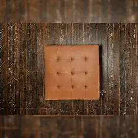 KAWOLA Hocker WIOLO Leder cognac