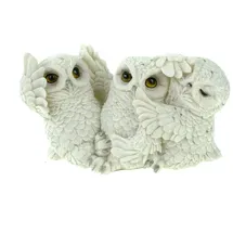 vogler joh. vogler gmbh 3er Set Schneeeulen Nichts.hören Nichts sehen Nichts Sagen Uhu Eule Vogel