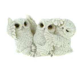vogler joh. vogler gmbh 3er Set Schneeeulen Nichts.hören Nichts sehen Nichts Sagen Uhu Eule Vogel