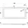 Laufen Platina Rechteck-Duschwanne, H2150370000401,